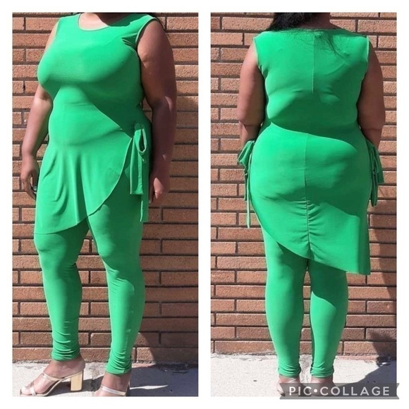 FUCHSIA! Only Fuchsia! Diva Plus Top & Pants - Picture 3 of 5